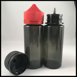 Κίνα Μαύρα Dropper μονοκέρων μπουκάλια 120ml για το υγρό ατμού μη - τοξικές υγείες και ασφάλειες προμηθευτής
