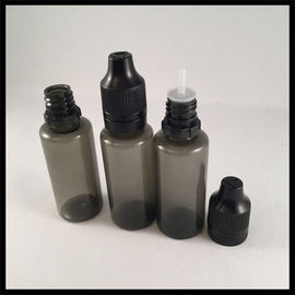 Κίνα Μαύρα σαφή Dropper μπουκάλια, Dropper ματιών ιατρικού βαθμού πλαστικά μπουκάλια προμηθευτής