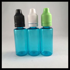 Κίνα Μπλε πλαστικά Dropper 20ml PET μπουκάλια με την ακίνδυνη για τα παιδιά πλαστογράφηση ΚΑΠ μη - τοξική ουσία προμηθευτής