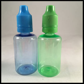 Κίνα 30ml πράσινα πλαστικά Dropper της PET μπουκαλιών μπουκάλια πετρελαίου χυμού μπουκαλιών με την ακίνδυνη για τα παιδιά πλαστογράφηση ΚΑΠ προμηθευτής