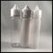 Άσπρο πλαστικό μπουκάλι 60ml Pet, στρογγυλή μαζική εκτύπωση ετικετών μπουκαλιών μονοκέρων προμηθευτής