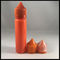 Πορτοκαλιά μικρά πλαστικά Dropper μπουκάλια, συνήθεια γύρω από το μπουκάλι σταλαγματιάς μονοκέρων 60ml προμηθευτής