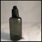Σκοτεινά Dropper της PET μπουκάλια 50ml, μαύρα διαφανή συμπιέσιμα Dropper μπουκάλια προμηθευτής