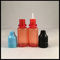 Κόκκινο Dropper πετρελαίου καπνού μπουκάλι, Dropper 10ml πλαστική αντίσταση βάσεων μπουκαλιών όξινη προμηθευτής