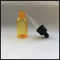 Πορτοκαλής πλαστικός βαθμός τροφίμων μπουκαλιών σιφωνίων για την υγρή συσκευασία αρωματικών ουσιών προμηθευτής