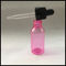 Ρόδινα μπουκάλια 30ml σιφωνίων της Pet πλαστικά για την καλλυντική απόδοση χαμηλής θερμοκρασίας συσκευασίας άριστη προμηθευτής