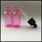Ρόδινα μπουκάλια 30ml σιφωνίων της Pet πλαστικά για την καλλυντική απόδοση χαμηλής θερμοκρασίας συσκευασίας άριστη προμηθευτής