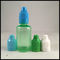 30ml πράσινα πλαστικά Dropper της PET μπουκαλιών μπουκάλια πετρελαίου χυμού μπουκαλιών με την ακίνδυνη για τα παιδιά πλαστογράφηση ΚΑΠ προμηθευτής