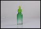 Dropper γυαλιού ουσιαστικού πετρελαίου κλίσης χυμού 30ml Ε υγρά Ε πράσινα μπουκάλια προμηθευτής