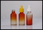Πορτοκαλί Dropper γυαλιού πετρελαίου μπουκαλιών 30ml Ε γυαλιού κλίσης υγρό μπουκάλι προμηθευτής