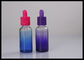 30ml μπλε πορφυρό Dropper γυαλιού χρώματος κλίσης μπουκάλι ουσιαστικού πετρελαίου μπουκαλιών προμηθευτής