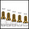 Σαφής Dropper γυαλιού εύκολη μεταφορά μπουκαλιών με το χρυσό/ασημένιο καπάκι ΚΑΠ Τύπου προμηθευτής