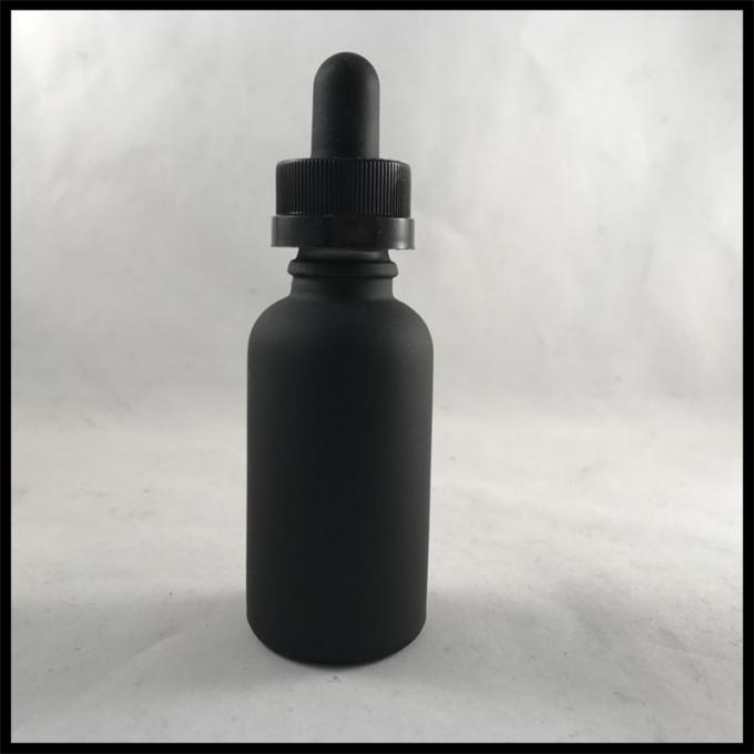 30ml μαύρο ματ Dropper γυαλιού Dropper γυαλιού Oild μπουκαλιών ουσιαστικό μπουκάλι