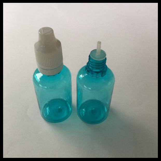 Dropper της Pet μπλε κενά Ε μπουκαλιών 30ml πλαστικά Ejuice υγρά μπουκάλια μπουκαλιών