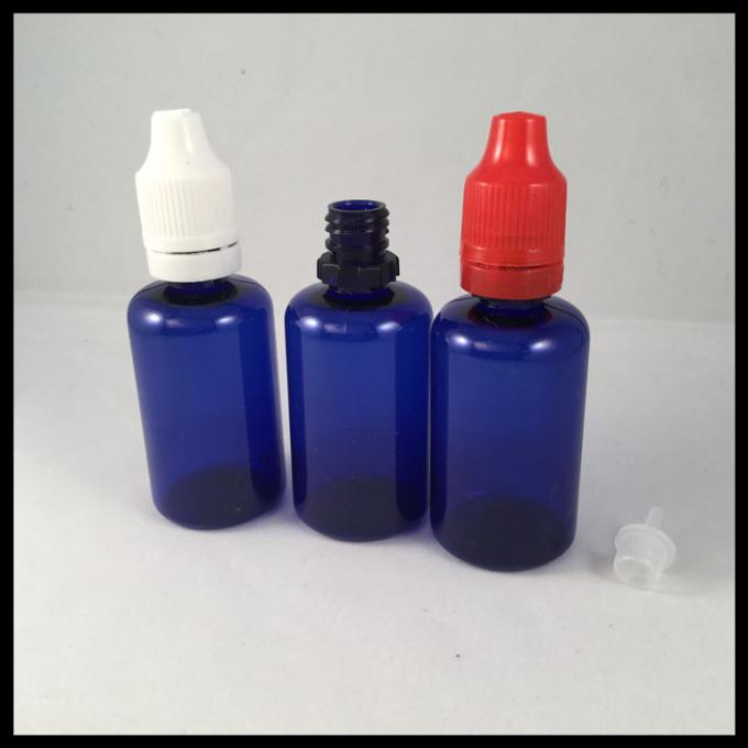 Μπλε Dropper της PET μπουκαλιών 30ml πλαστικά υγρά μπουκάλια μπουκαλιών Ε Cig