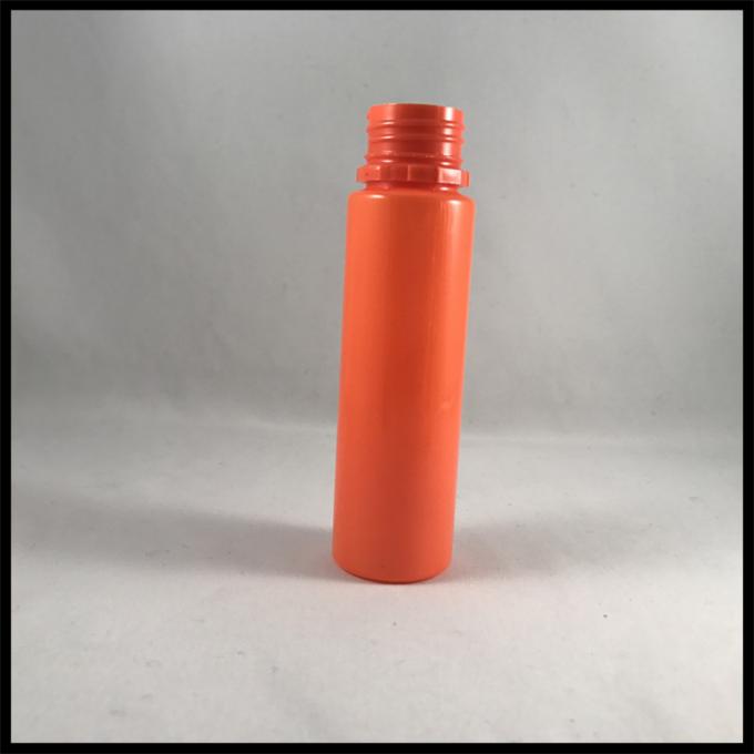 Πορτοκαλιά μικρά πλαστικά Dropper μπουκάλια, συνήθεια γύρω από το μπουκάλι σταλαγματιάς μονοκέρων 60ml