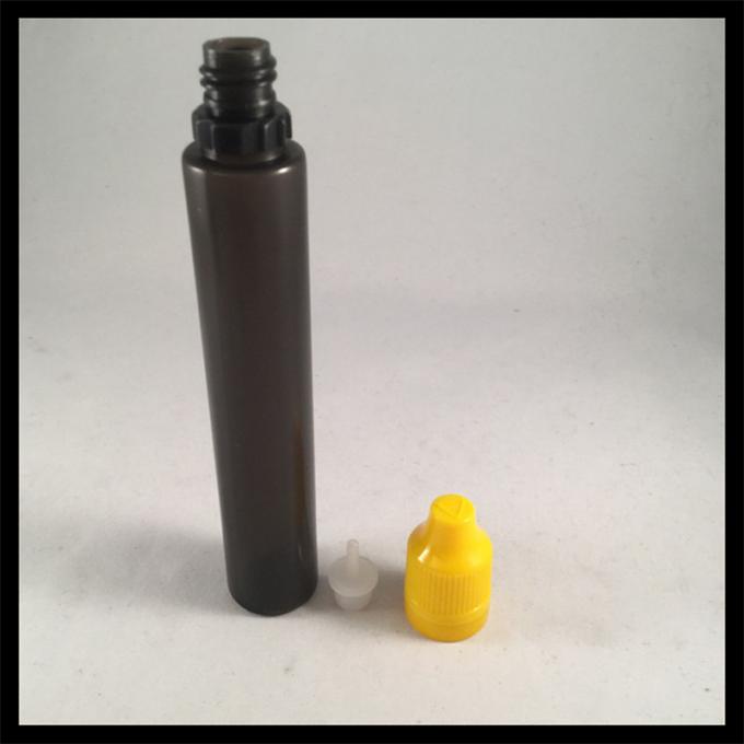 Μαύρη διαφανής χημική σταθερότητα Eco μπουκαλιών μονοκέρων PE πλαστική 30ml - φιλικό