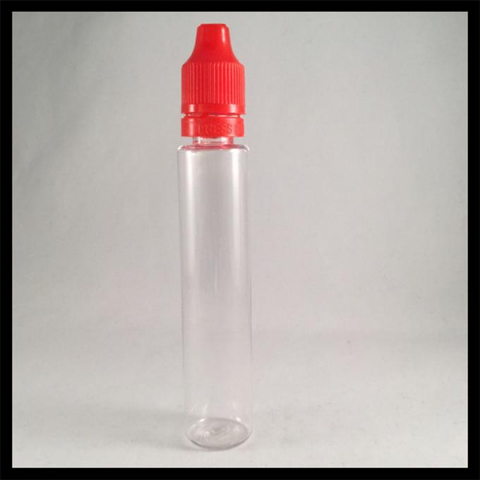 Σαφή Dropper μονοκέρων μανδρών μπουκάλια 30ml, πλαστικά συμπιέσιμα Dropper μπουκάλια