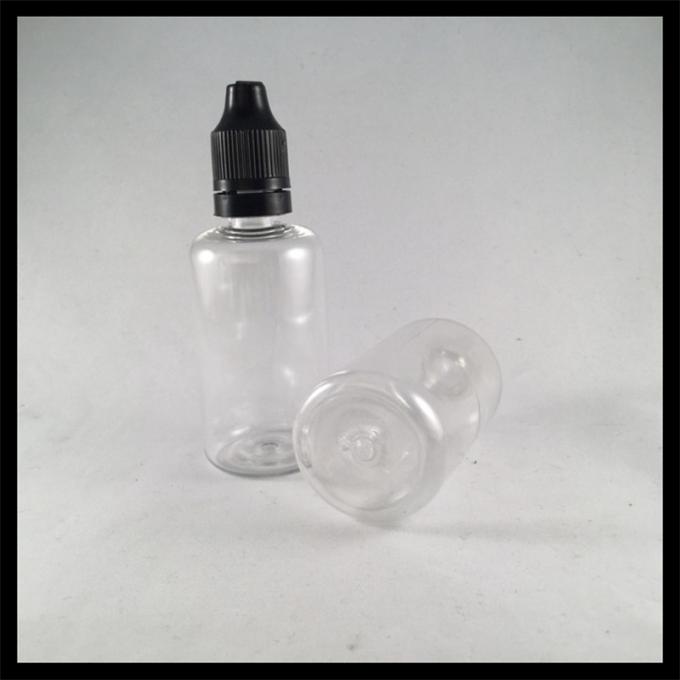 Σαφή πλαστικά καλλυντικά Dropper μπουκάλια 50ml, ιατρικά Dropper ματιών συσκευασίας πλαστικά μπουκάλια