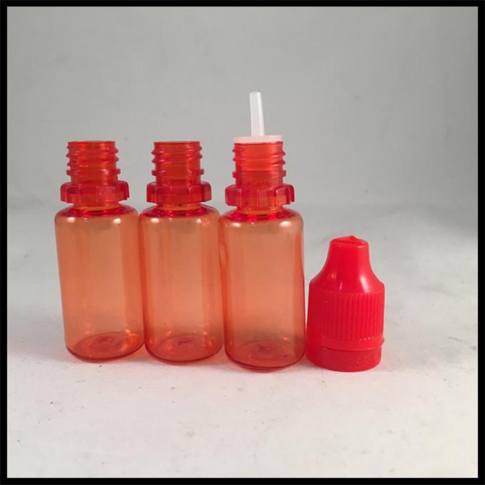 Κόκκινο Dropper πετρελαίου καπνού μπουκάλι, Dropper 10ml πλαστική αντίσταση βάσεων μπουκαλιών όξινη
