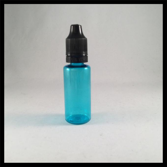 Μπλε πλαστικά Dropper 20ml PET μπουκάλια με την ακίνδυνη για τα παιδιά πλαστογράφηση ΚΑΠ μη - τοξική ουσία