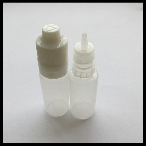 Φαρμακευτικά LDPE βαθμού Dropper μπουκάλια 10ml με την εκτύπωση ετικετών συνήθειας ακρών
