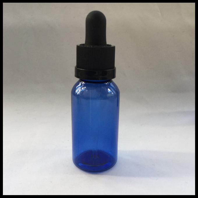 Μικρά Dropper ματιών Dropper μπλε, ουσιαστικού πετρελαίου μπουκαλιών κενά πλαστικά μπουκάλια