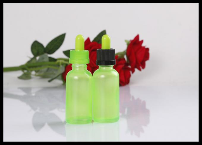 Dropper γυαλιού ουσιαστικού πετρελαίου μπουκαλιών 30ml 1oz Ε cig υγρό μπουκάλι ανοικτό πράσινο
