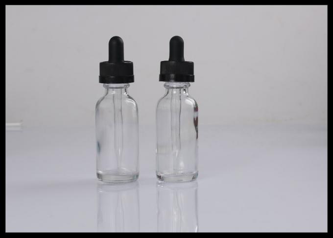 Ανθεκτικά σαφή μπουκάλια 30ml γυαλιού ουσιαστικού πετρελαίου επαναληπτικής χρήσεως για την υγρή αρωματική ουσία