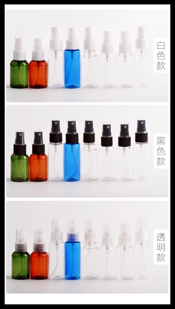 Σαφές γαλαζοπράσινο ηλέκτρινο πλαστικό ψεκασμού μπουκάλι ψεκασμού μπουκαλιών 30ml 40ml κενό προφορικό