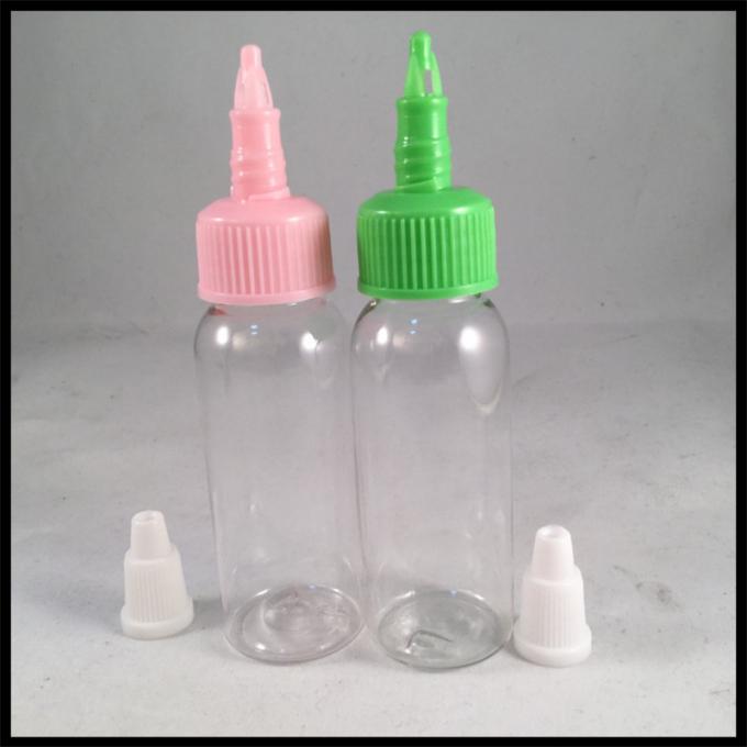 Πλαστικό Dropper υψηλών προτύπων 60ml μπουκάλι, πλαστικό μπουκάλι 30ml με τη συστροφή ΚΑΠ