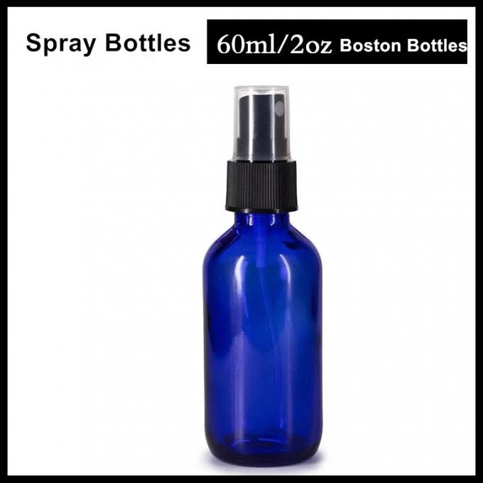 Μπλε μπουκάλι 30ml 60ml 120ml ψεκασμού γυαλιού χρώματος για το καλλυντικά λοσιόν/το άρωμα