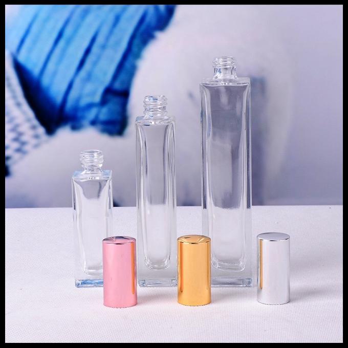 Μπουκάλια ψεκασμού αρώματος γυαλιού, μπουκάλια 30ml 50ml 100ml αντλιών ψεκασμού ορθογωνίων