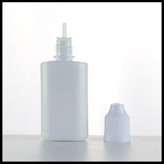 Άσπρα υγρά μπουκάλια της PET Ε, πλαστικά Dropper ματιών μπουκάλια 30ml ακίνδυνη για τα παιδιά ΚΑΠ